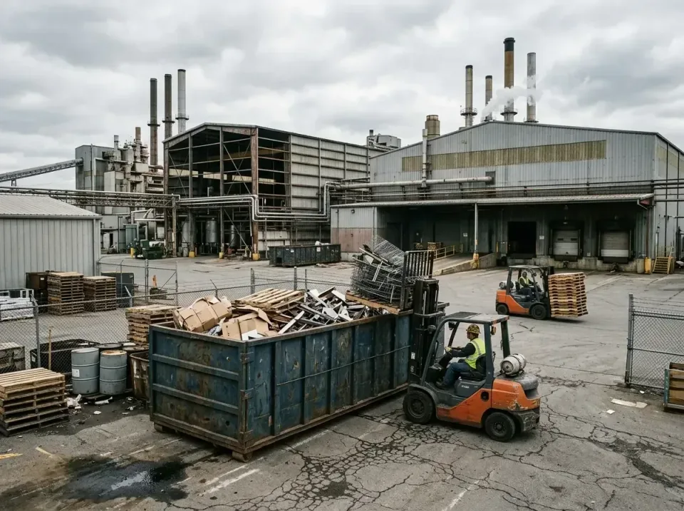 industrial-factory-scrap-conta-003 — frequently asked questions, Cheap Roll-off Dumpster Rentals in Harris Hill, NY
